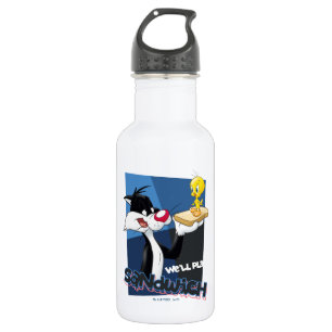 SYLVESTER™ & TWEETY™ "Wir spielen Sandwich" Edelstahlflasche