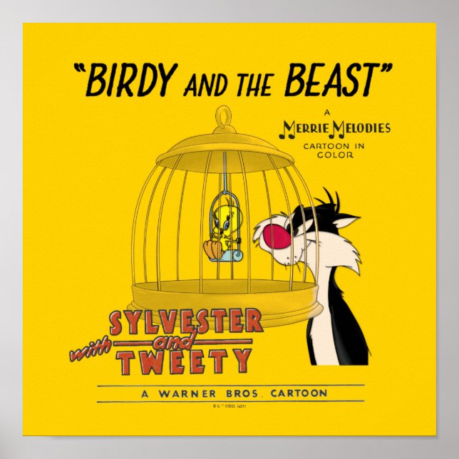 SYLVESTER™ & TWEEY™ | Birdy and Beast Poster (Vorne)