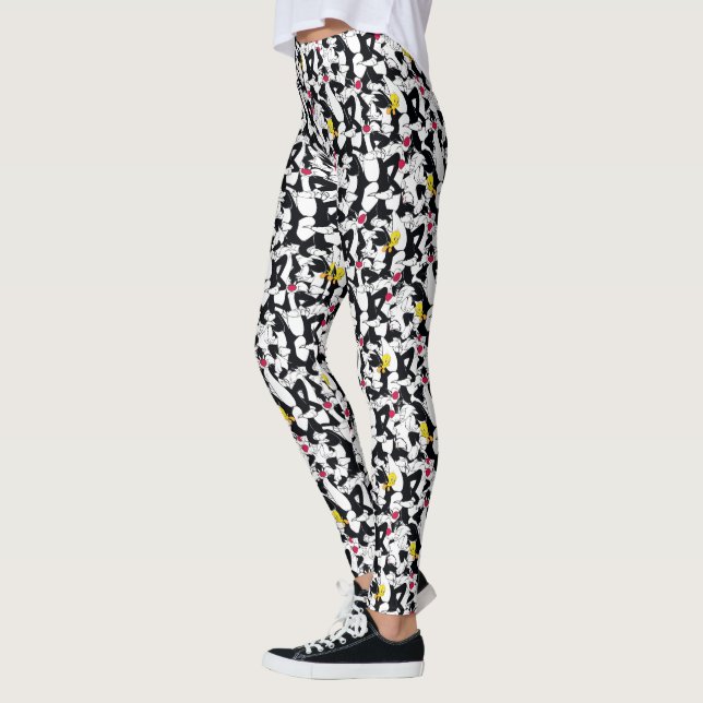 SYLVESTER™- UND TWEETY™-Muster Leggings (Links)