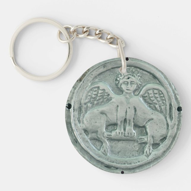 Sym argenté uniforme de griffon de médaillon de (Devant)