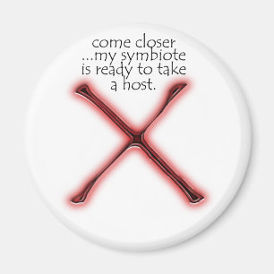 Symbiote Beutel Magnet