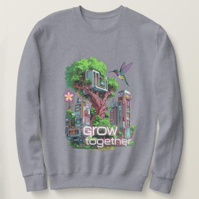 Symbiotische Stadt Sweatshirt (Design vorne)