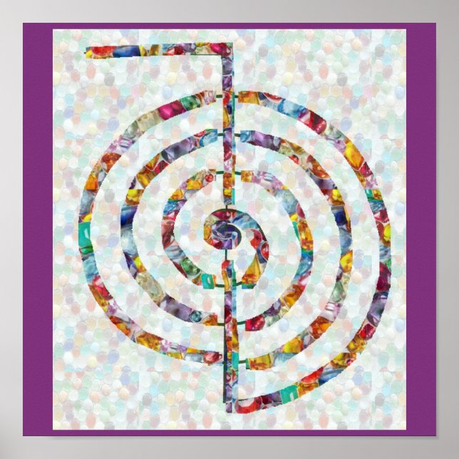 SYMBOL ART 2014 - Reiki Master Practice Poster (Vorne)