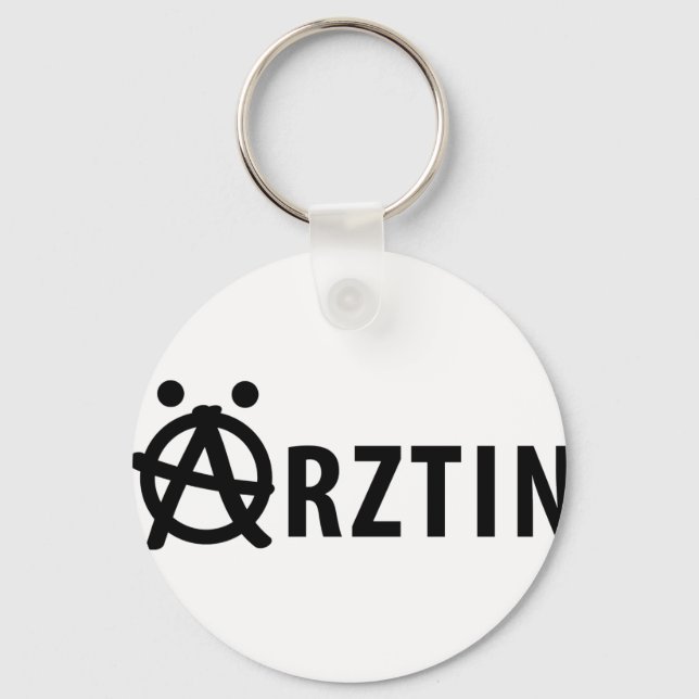 Symbol Ärztin Schlüsselanhänger (Vorderseite)