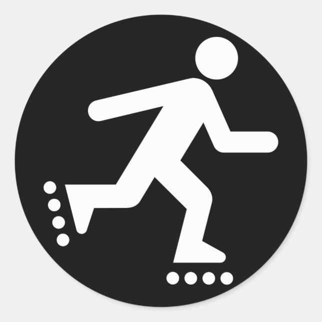 Symbol-Aufkleber Runder Aufkleber (Vorderseite)