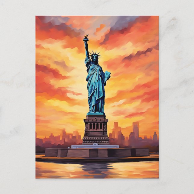 Symbol der amerikanischen Unabhängigkeit #3 Postkarte (Vorderseite)