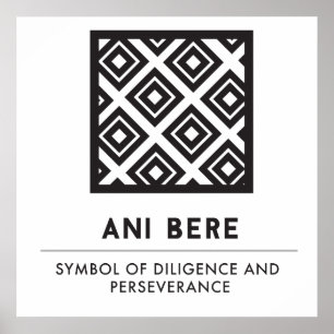 Symbol der Ani-Gersten-  von Sorgfalt und von Poster
