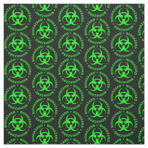 Symbol der grünen und schwarzen Biogefährdung Stoff