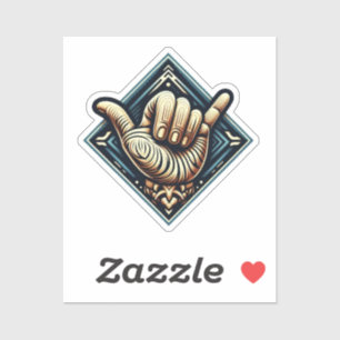 Symbol der Hand Aufkleber