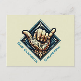 Symbol der Hand Postkarte