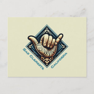 Symbol der Hand Postkarte