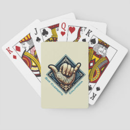 Symbol der Hand Spielkarten