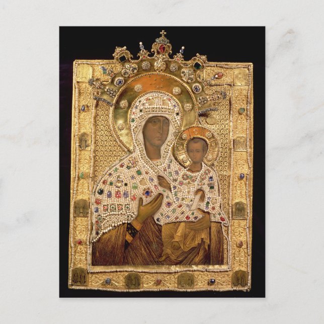 Symbol der Jungfrau, Kloster Smolenskaja Postkarte (Vorderseite)
