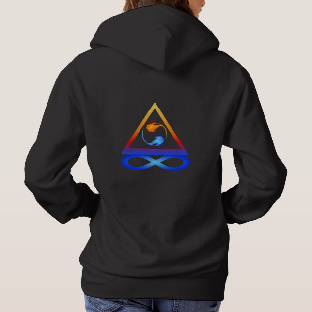 Symbol der Liebe Hoodie (Rückseite)