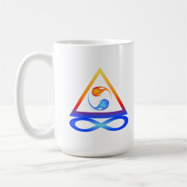 Symbol der Liebe-Zwillingsflamme Kaffeetasse