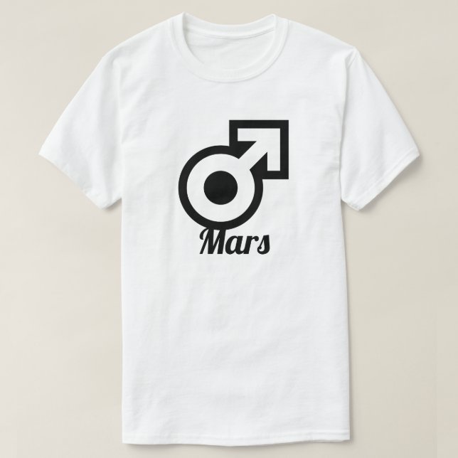 Symbol der Mars T-Shirt (Design vorne)
