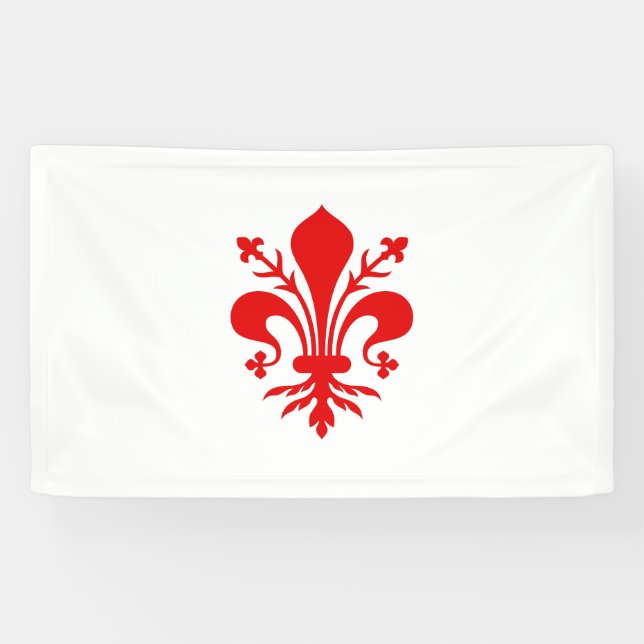 Symbol der Stadt Florenz - Italien Banner (Horizontal)