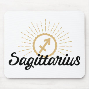 Symbol der Sternexplosion Sagittarius Mousepad