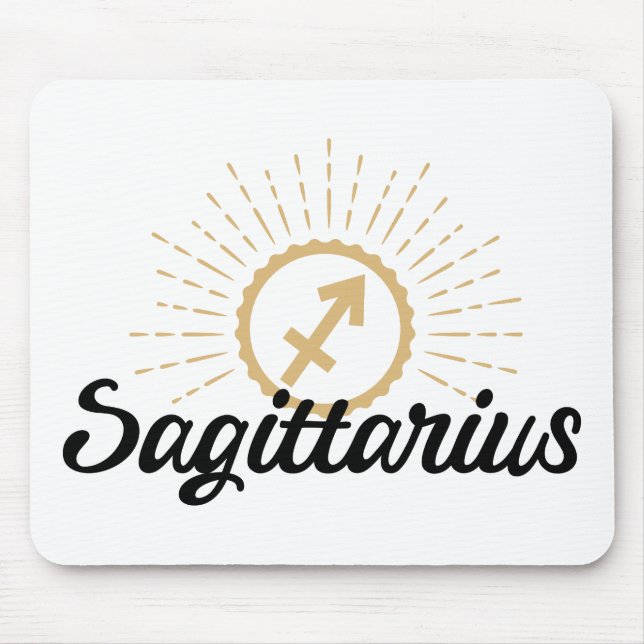 Symbol der Sternexplosion Sagittarius Mousepad (Vorne)