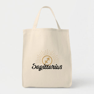 Symbol der Sternexplosion Sagittarius Tragetasche
