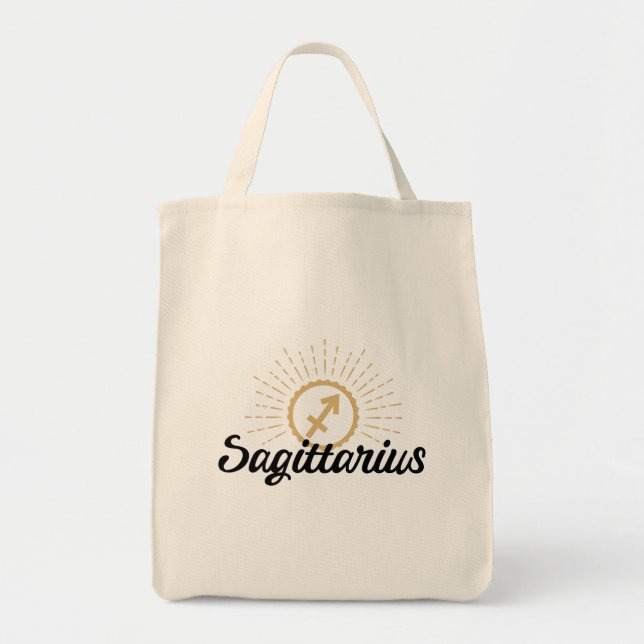 Symbol der Sternexplosion Sagittarius Tragetasche (Vorne)
