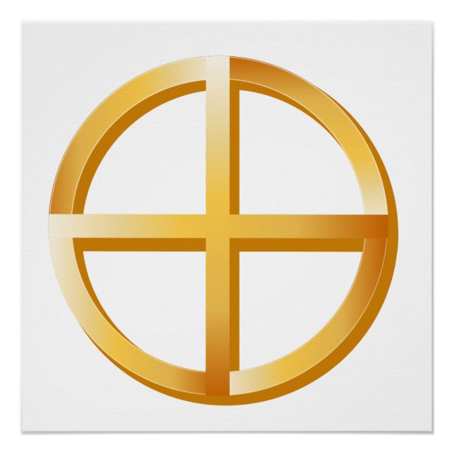 Symbol der systemeigenen Spiritualität Poster (Vorderseite)