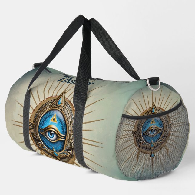 Symbol des ägyptischen Sehens, Duffle Bag (Rechte Ecke)