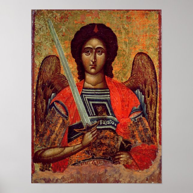 Symbol des Angel Michael, griechisch, 18. Jahrhund Poster (Vorne)