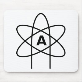 Symbol des Atheismus (Atom Emblem) Mousepad