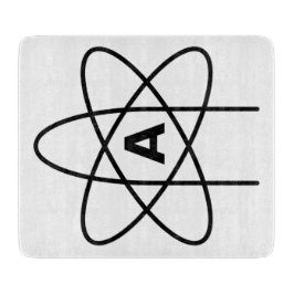 Symbol des Atheismus (Atom Emblem) Schneidebrett