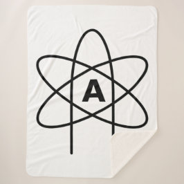 Symbol des Atheismus (Atom Emblem) Sherpadecke
