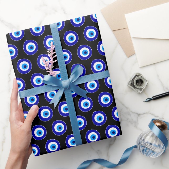 Symbol des bösen Auges Geschenkpapier (Schenken)