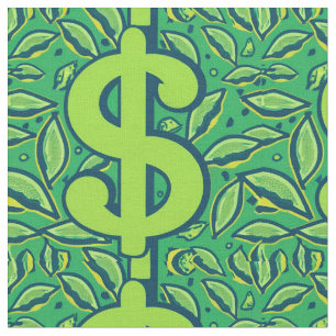 Symbol des Dollarzeichens Stoff