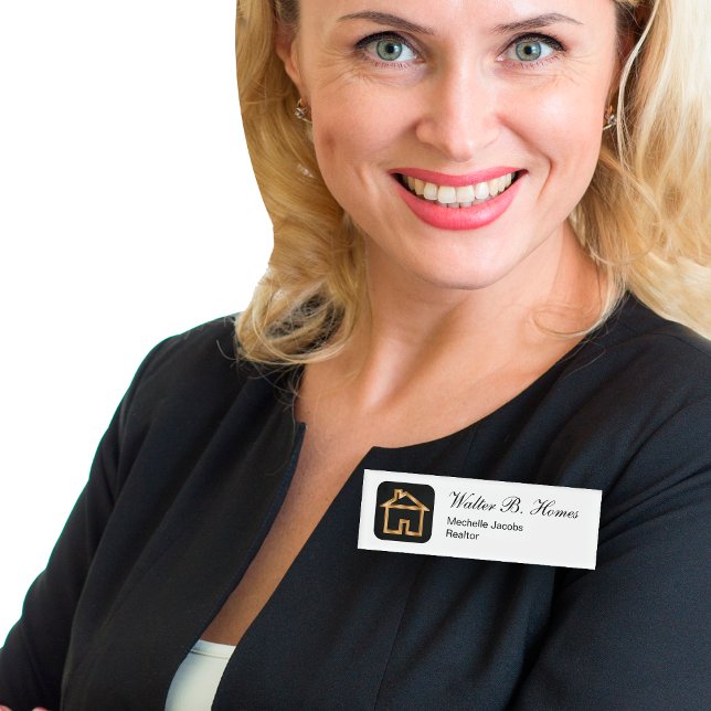 Symbol des eleganten Goldene Hauses Namenschild (Von Creator hochgeladen)