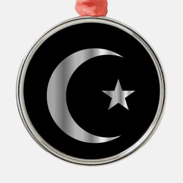 Symbol des Islams Ornament Aus Metall (Vorne)
