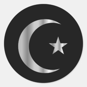 Symbol des Islams Runder Aufkleber