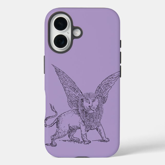 Symbol des Löwen des Hl. Mark iPhone 16 Hülle (Rückseite)
