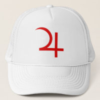 Symbol des Planeten Jupiter (rot)