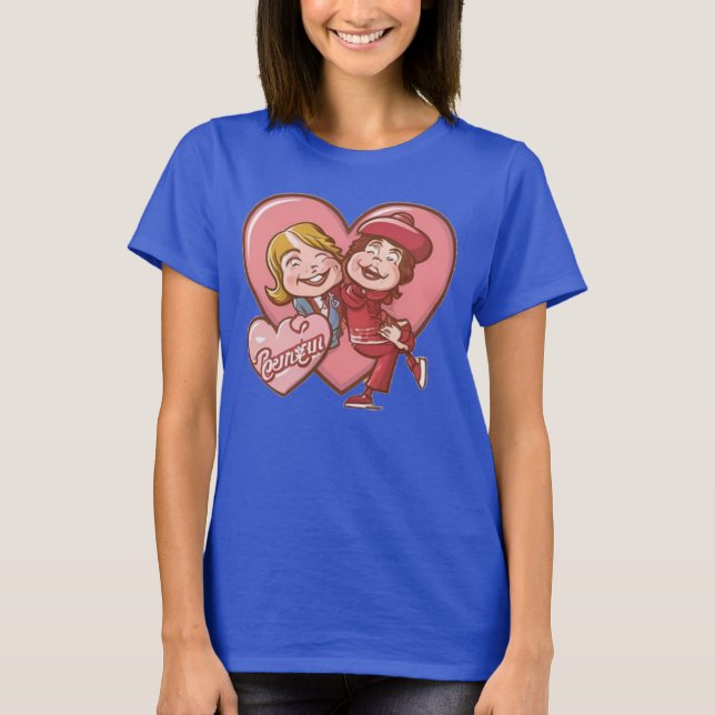 Symbol des T - Shirt der Liebe (Vorderseite)