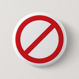 Symbol des Verbot-Sign/No Button