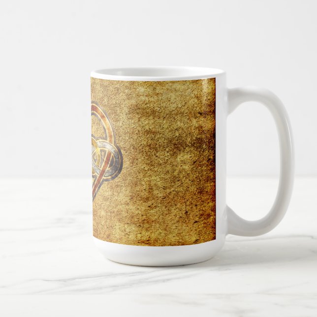 Symbol Double Infinity Heart BiColor Kaffeetasse (Rechts)