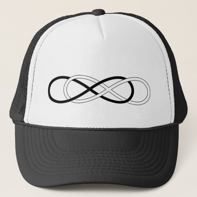 Symbol Double Infinity Truckerkappe (Vorderseite)