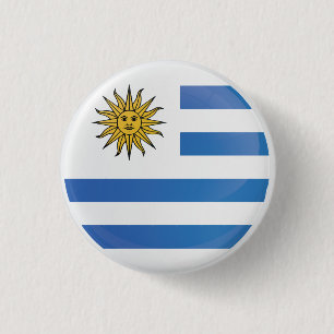 Symbol-Flagge der Uruguay-Runde Button