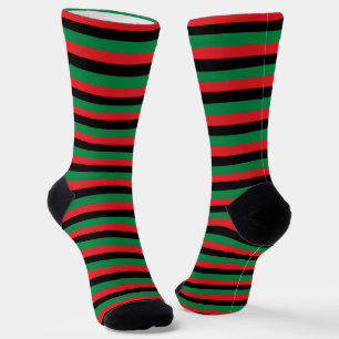 Symbol für afrikanische Flagge & Unia / Kwanzaa Socken