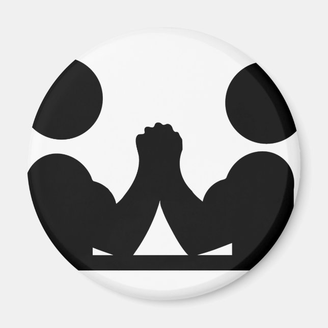 Symbol für Arm-Wrestling Magnet (Vorne)