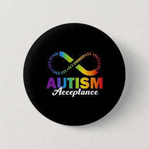 Symbol für Autismus Sensibilität Akzeptanz Shirt U Button
