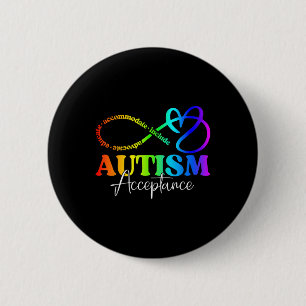 Symbol für Autismus Sensibilität Akzeptanz Shirt U Button