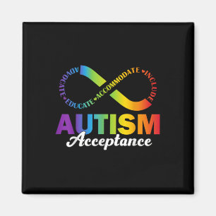 Symbol für Autismus Sensibilität Akzeptanz Shirt U Magnet