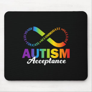 Symbol für Autismus Sensibilität Akzeptanz Shirt U Mousepad
