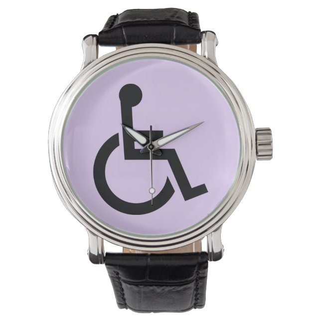 Symbol für Behinderte Armbanduhr (Vorderseite)
